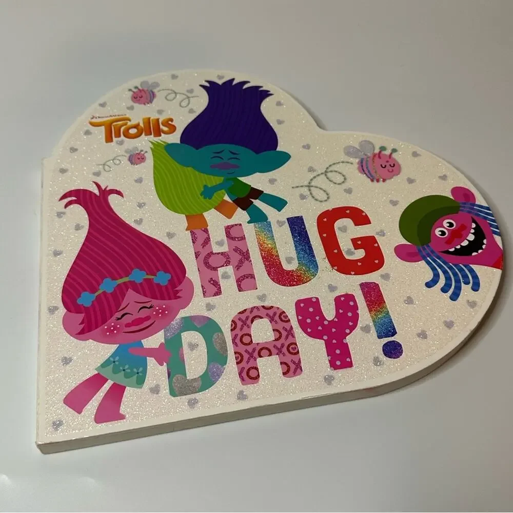 Trolls Hug Day Board Book Valentines Day